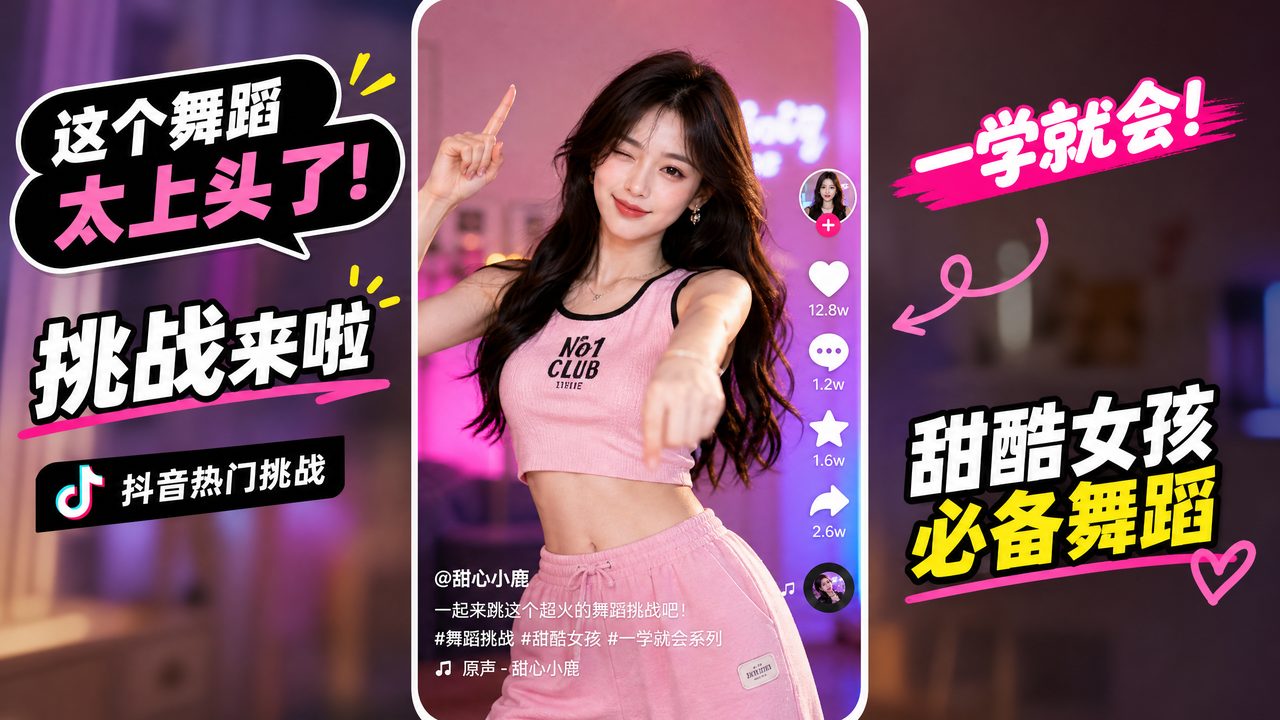 大象传媒 TikTok短视频-舞蹈挑战